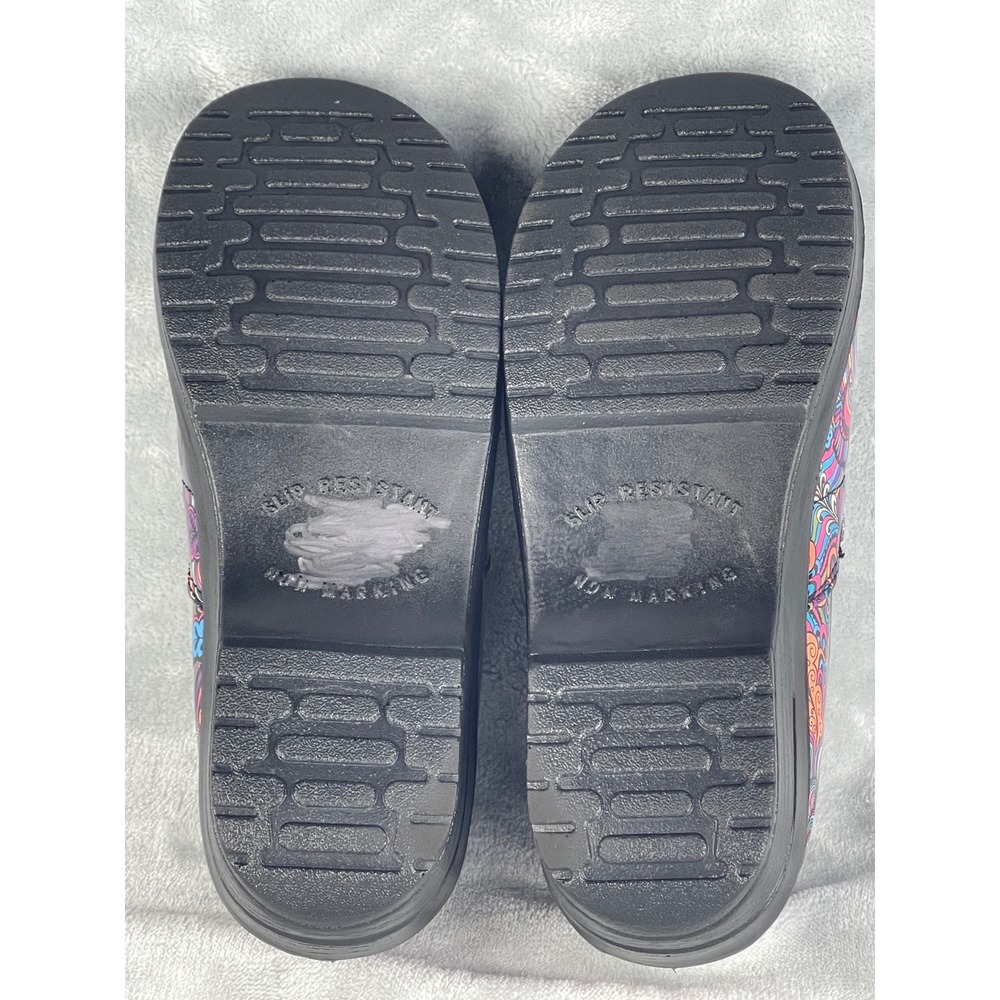 Easy Street Laurie Clogs Womens 5.5 Multi-Color Excellent Paisley Slip Resistant - Picture 8 of 8